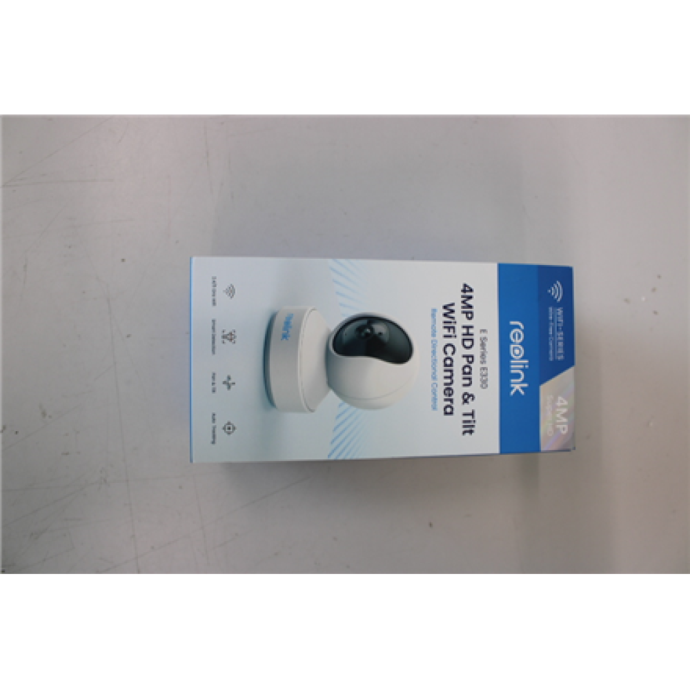 SALE OUT. Reolink E Series E330 4MP Super HD Smart Home WiFi IP Camera, White, DEMO , Reolink Super HD Smart Home WiFi IP Camera , E Series E330 , PTZ , 4 MP , 4mm/F2.0 , H.264 , Micro SD, Max. 256 GB , DEMO
