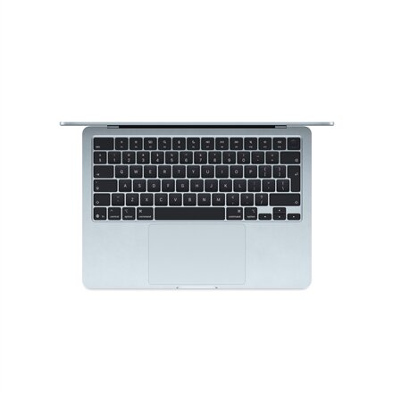 Apple MacBook , Air , Sky Blue , 13 , IPS , 2560 x 1664 pixels , Apple M4 , 16 GB , Solid-state drive capacity 256 GB , Apple M4 chip 10-core CPU/8-core GPU , macOS , 802.11ax , Bluetooth version 5.0 , Keyboard language English , Keyboard backlit , Warran