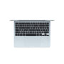 Apple MacBook , Air , Sky Blue , 13 , IPS , 2560 x 1664 pixels , Apple M4 , 16 GB , Solid-state drive capacity 256 GB , Apple M4 chip 10-core CPU/8-core GPU , macOS , 802.11ax , Bluetooth version 5.0 , Keyboard language English , Keyboard backlit , Warran