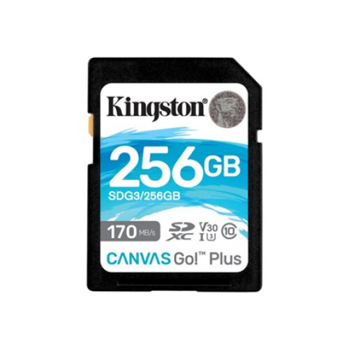 Kingston , Canvas Go! Plus , 256 GB , Flash memory class 10
