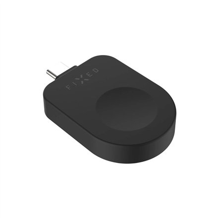 Fixed USB-C Charging Adapter for Apple Watch compatible with Powerstation Uni, Black