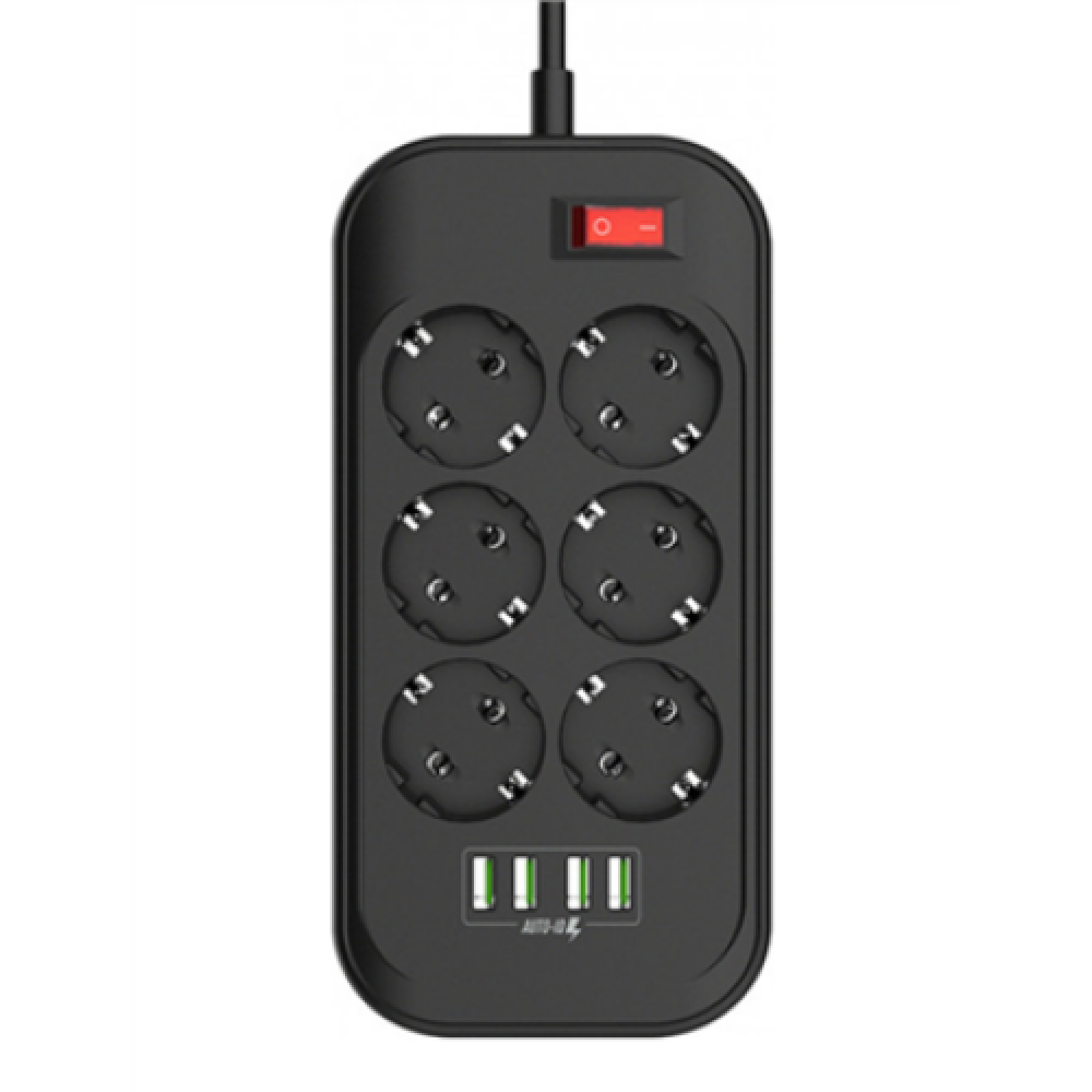 ColorWay , 10 A , Power Socket , CW-CHE64B , 17 W
