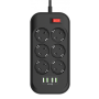 ColorWay , 10 A , Power Socket , CW-CHE64B , 17 W