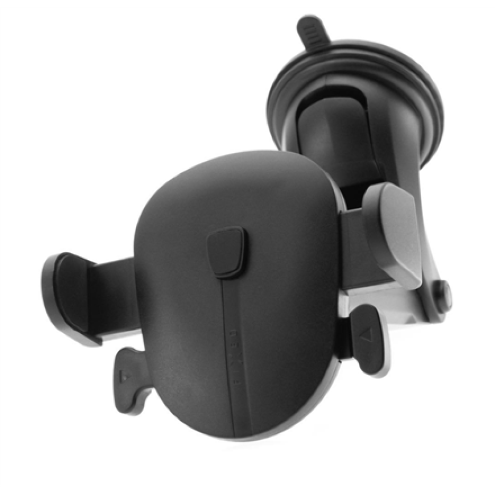 Fixed Universal car phone holder , Click XL , Holder , For all phones up to 6.5-9 cm wide , Black
