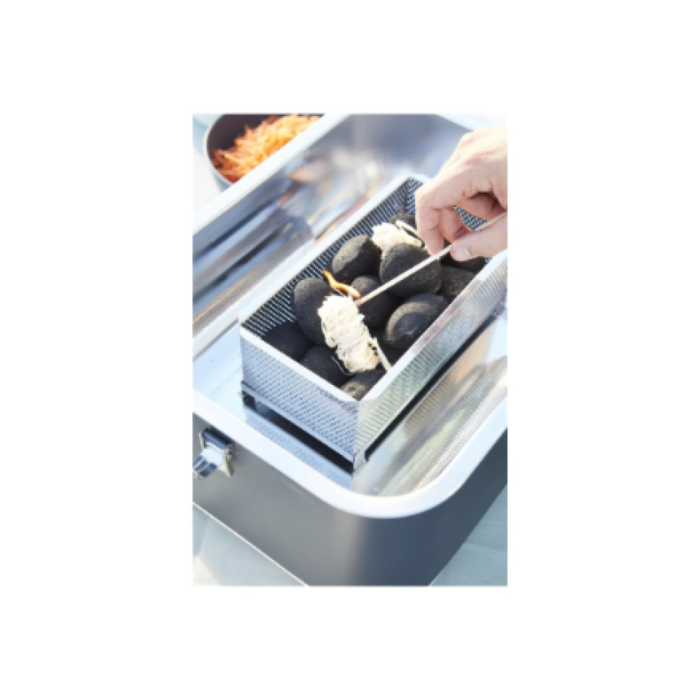 Barbecook Charcoal Table Grill Carlo, 44 x 33 x 21 cm , BC-CHA-1015 , Urban Grey