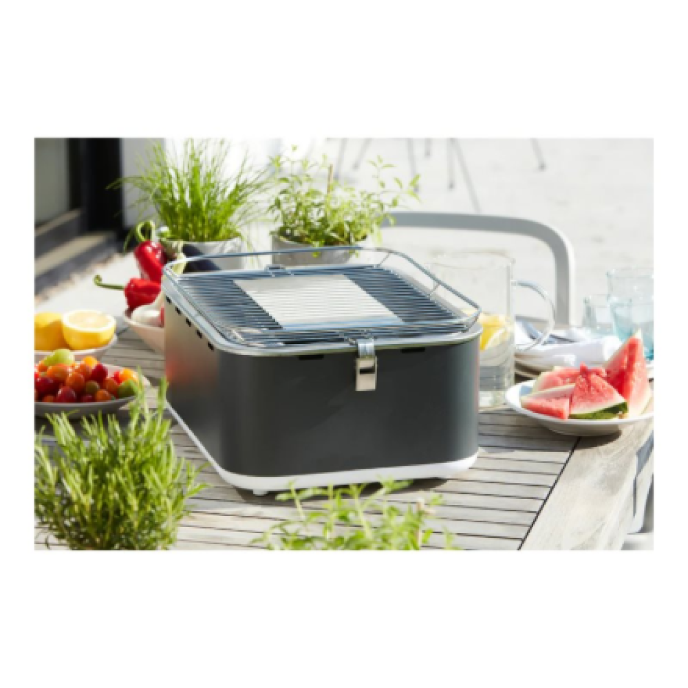 Barbecook Charcoal Table Grill Carlo, 44 x 33 x 21 cm , BC-CHA-1015 , Urban Grey
