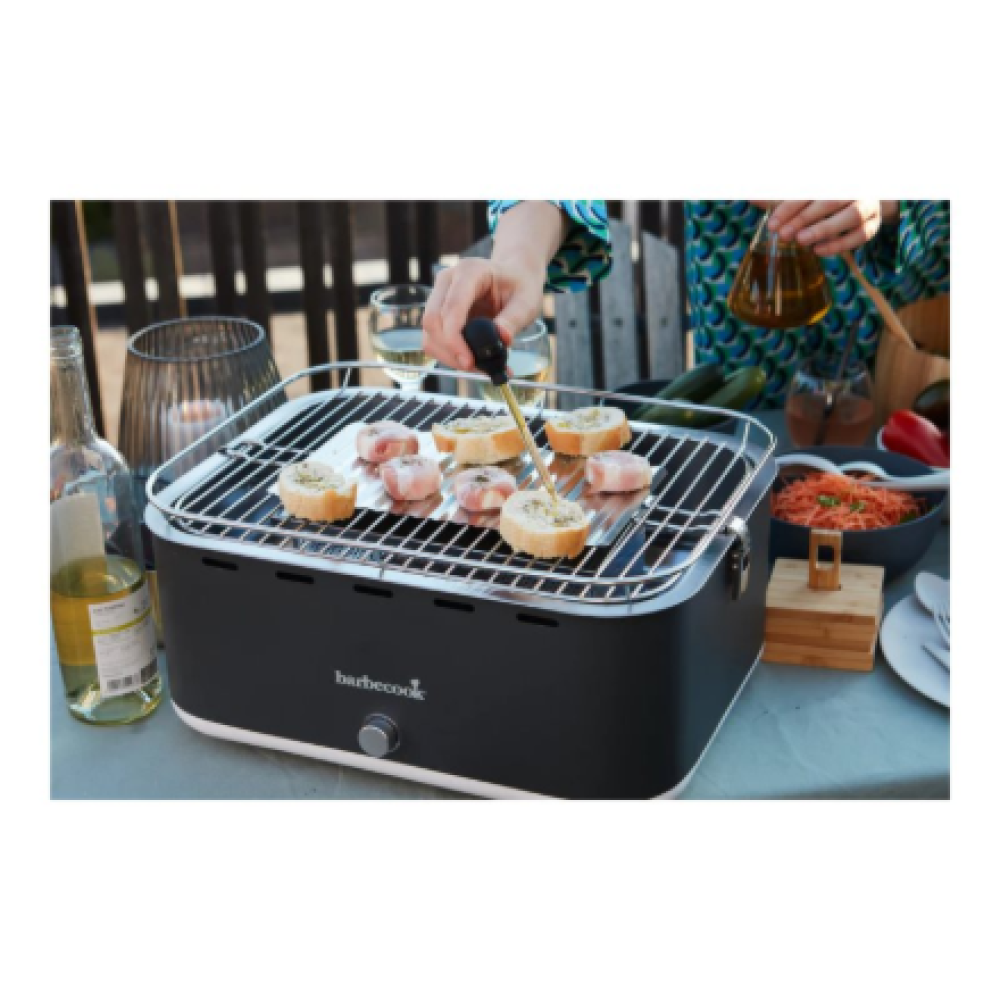 Barbecook Charcoal Table Grill Carlo, 44 x 33 x 21 cm , BC-CHA-1015 , Urban Grey