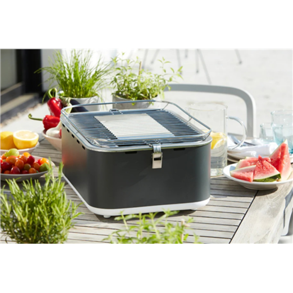 Barbecook Charcoal Table Grill Carlo, 44 x 33 x 21 cm , BC-CHA-1015 , Urban Grey