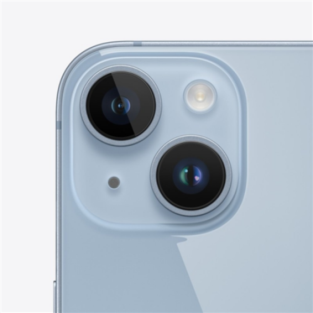 Apple , iPhone 14 Plus , Blue , 6.7 , Super Retina XDR display , 2778 x 1284 pixels , Apple , A15 Bionic (5 nm) , Internal RAM 6 GB , 128 GB , Dual SIM , Nano-SIM , 3G , 4G , 5G , Main camera 12+12 MP , Secondary camera 12 MP , iOS , 16 , 4323 mAh