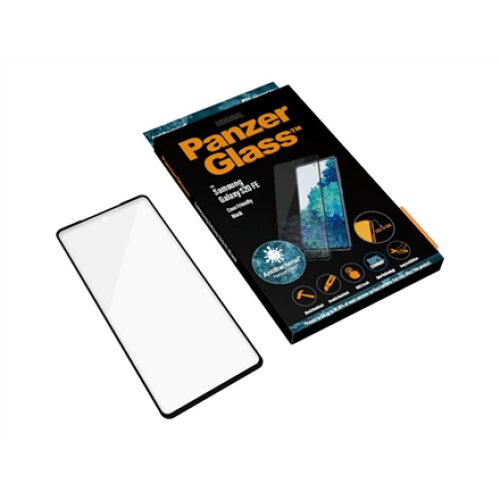 PanzerGlass , Samsung , Galaxy S20 FE CF , Glass , Black , Works with face recognition and is compatible with the in-screen fingerprint reader; Case Friendly , Clear Screen Protector
