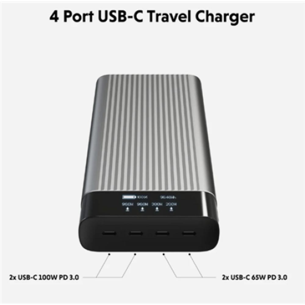 Hyper , HyperJuice 245W USB-C 100Wh Battery Pack with OLED Display