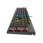 Genesis , THOR 303 , Mechanical Gaming Keyboard , RGB LED light , US , Black , Wired , USB Type-A , 1152 g , Outemu Red