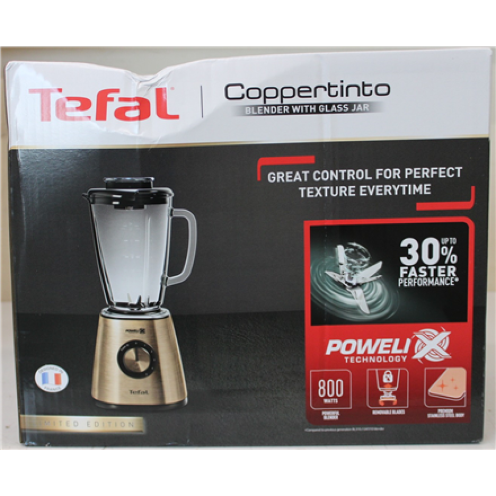 SALE OUT. , TEFAL Blender , BlendForce BL439G10 , Tabletop , 800 W , Jar material Glass , Jar capacity 1.75 L , Ice crushing , Copper , DAMAGED PACKAGING