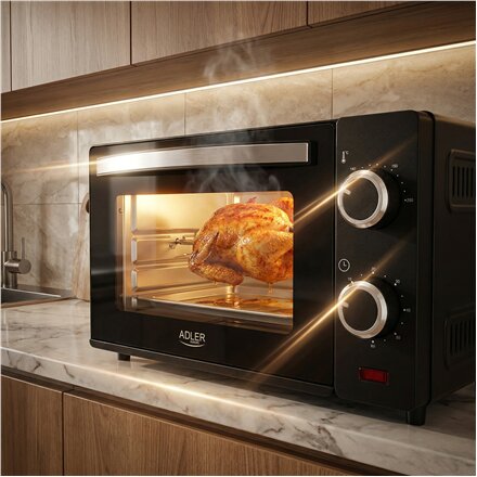 Adler Electric oven , AD 6032 , 9 L , 650 W , Black