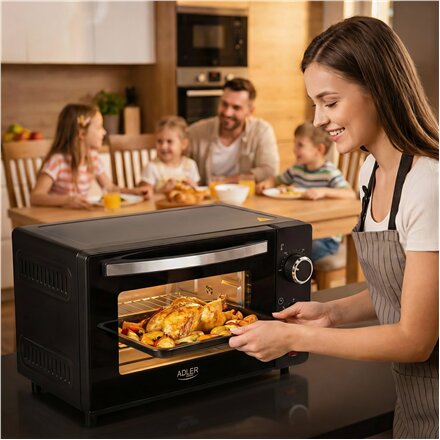 Adler Electric oven , AD 6032 , 9 L , 650 W , Black