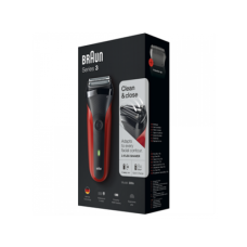 Braun , Series 3 Shaver , 300s , NiMH , Red