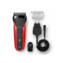 Braun , Series 3 Shaver , 300s , NiMH , Red