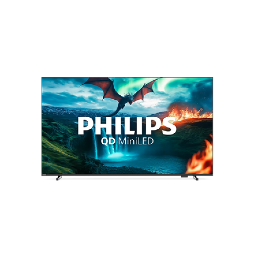 Philips QD MiniLED 4K TV , 75MLED820/12 , 75 , Smart TV , TITAN OS , UHD , Black