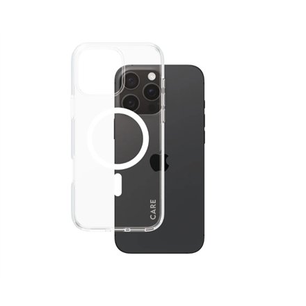 CARE Flagship Case , Back cover , Apple , iPhone 16 Pro Max , Recycled plastic , White , MagSafe