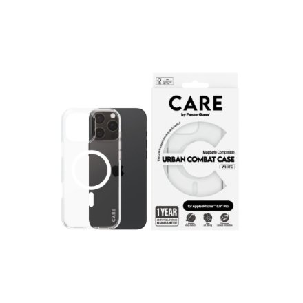 CARE Flagship Case , Back cover , Apple , iPhone 16 Pro Max , Recycled plastic , White , MagSafe
