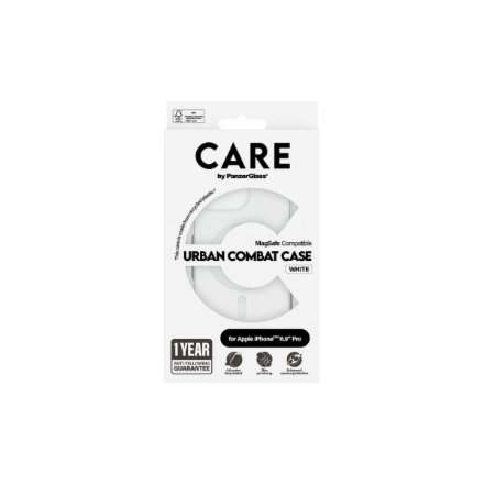 CARE Flagship Case , Back cover , Apple , iPhone 16 Pro Max , Recycled plastic , White , MagSafe