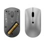 Lenovo , Silent Mouse , 600 , Optical Mouse , Dual-host Bluetooth 5.0 , Iron Grey , 1 year(s)