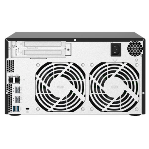 QNAP , 8-Bay QTS NAS , TS-832PX-4G , Up to 8 HDD/SSD Hot-Swap , AnnapurnaLabs Alpine , AL324 ARM Cortex-A57 Quad-Core , Processor frequency 1.7 GHz , 4 GB , DDR4