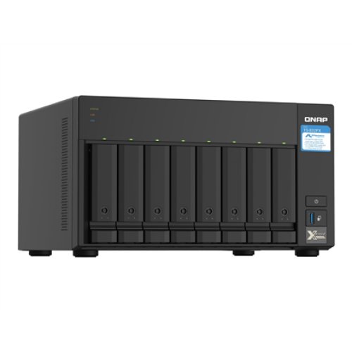 QNAP , 8-Bay QTS NAS , TS-832PX-4G , Up to 8 HDD/SSD Hot-Swap , AnnapurnaLabs Alpine , AL324 ARM Cortex-A57 Quad-Core , Processor frequency 1.7 GHz , 4 GB , DDR4