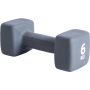 Pure2Improve P2I201440 Dumbbells, 1 pcs, 6 kg, Grey, Neoprene