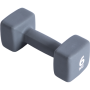 Pure2Improve P2I201440 Dumbbells, 1 pcs, 6 kg, Grey, Neoprene