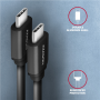 AXAGON Data and charging cable, 1.1 m , BUCM-CM20TB , USB Type C to USB Type C