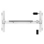 Desk frame , 71.5 - 121.5 cm , Maximum load weight 70 kg , White