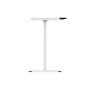 Desk frame , 71.5 - 121.5 cm , Maximum load weight 70 kg , White