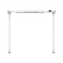 Desk frame , 71.5 - 121.5 cm , Maximum load weight 70 kg , White