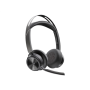 Poly Voyager Focus 2 UC - headset - with charging stand Poly , Headset + Charge Stand , Voyager Focus 2 UC,VFOCUS2-M C , On-Ear , Bluetooth , USB Type-A , Wireless