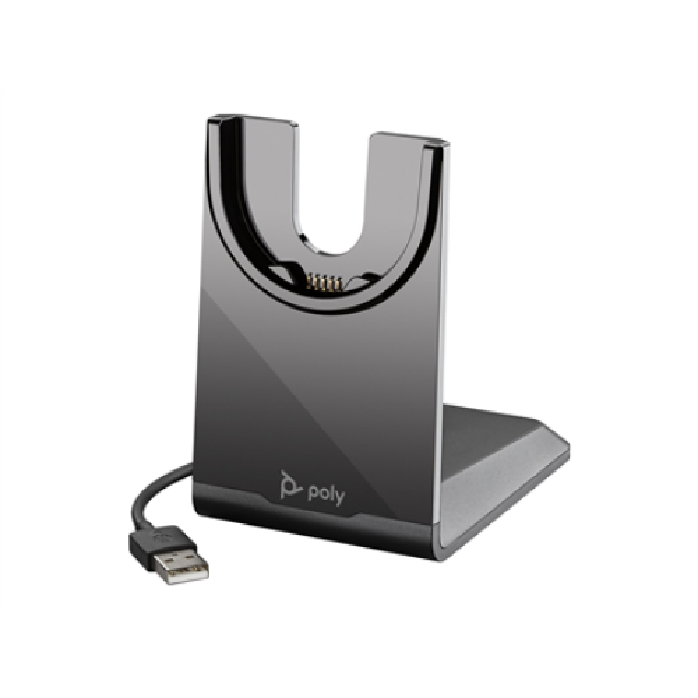 Poly Voyager Focus 2 UC - headset - with charging stand Poly , Headset + Charge Stand , Voyager Focus 2 UC,VFOCUS2-M C , On-Ear , Bluetooth , USB Type-A , Wireless