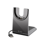 Poly Voyager Focus 2 UC - headset - with charging stand Poly , Headset + Charge Stand , Voyager Focus 2 UC,VFOCUS2-M C , On-Ear , Bluetooth , USB Type-A , Wireless