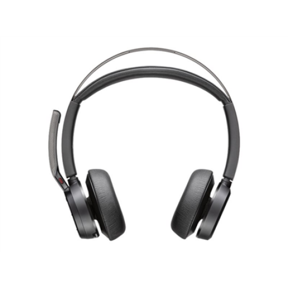Poly Voyager Focus 2 UC - headset - with charging stand Poly , Headset + Charge Stand , Voyager Focus 2 UC,VFOCUS2-M C , On-Ear , Bluetooth , USB Type-A , Wireless