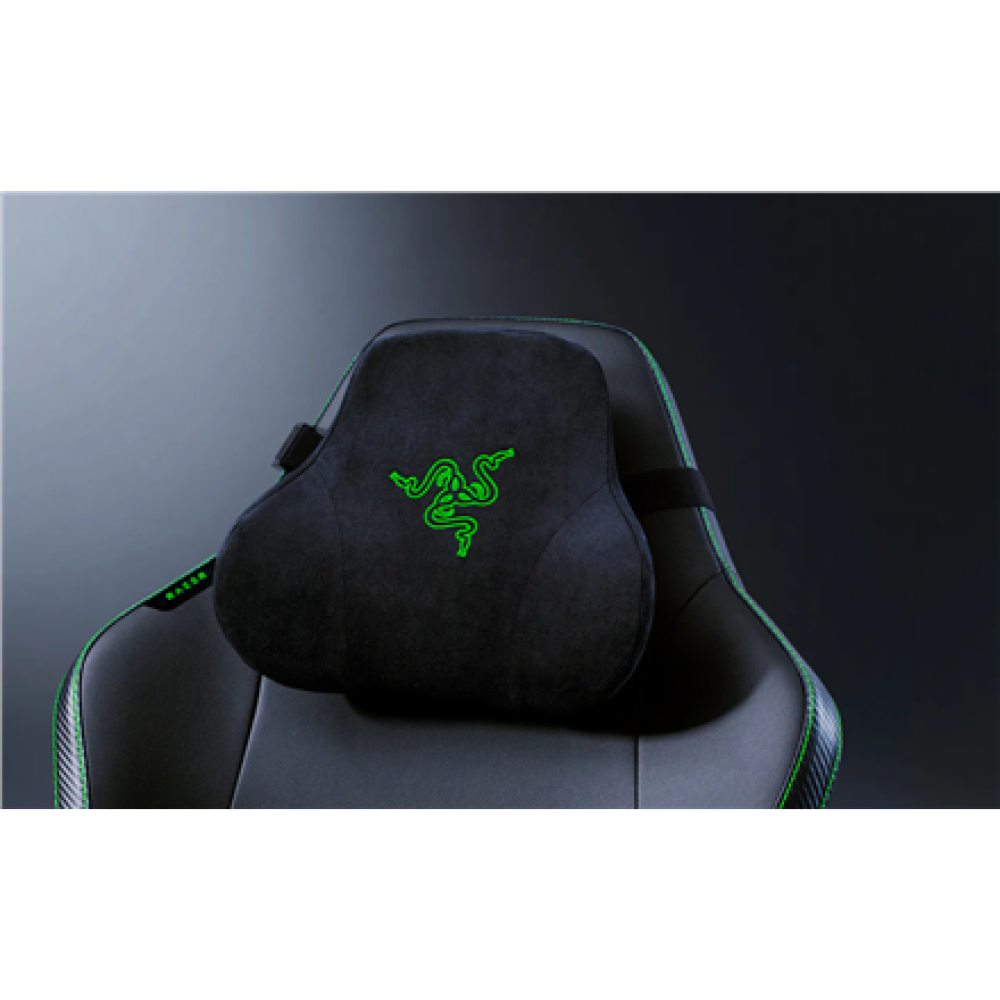 Razer Gaming Chair with Lumbar Support Iskur V2 EPU Synthetic Leather; Steel; Aluminium , Black/Green