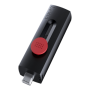 Lexar , Flash Drive , JumpDrive D300 , 64 GB , USB 3.2 Gen 1 , Black/Red