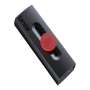 Lexar , Flash Drive , JumpDrive D300 , 64 GB , USB 3.2 Gen 1 , Black/Red