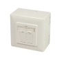 Logilink NP0006A Wall Outlet Pure White