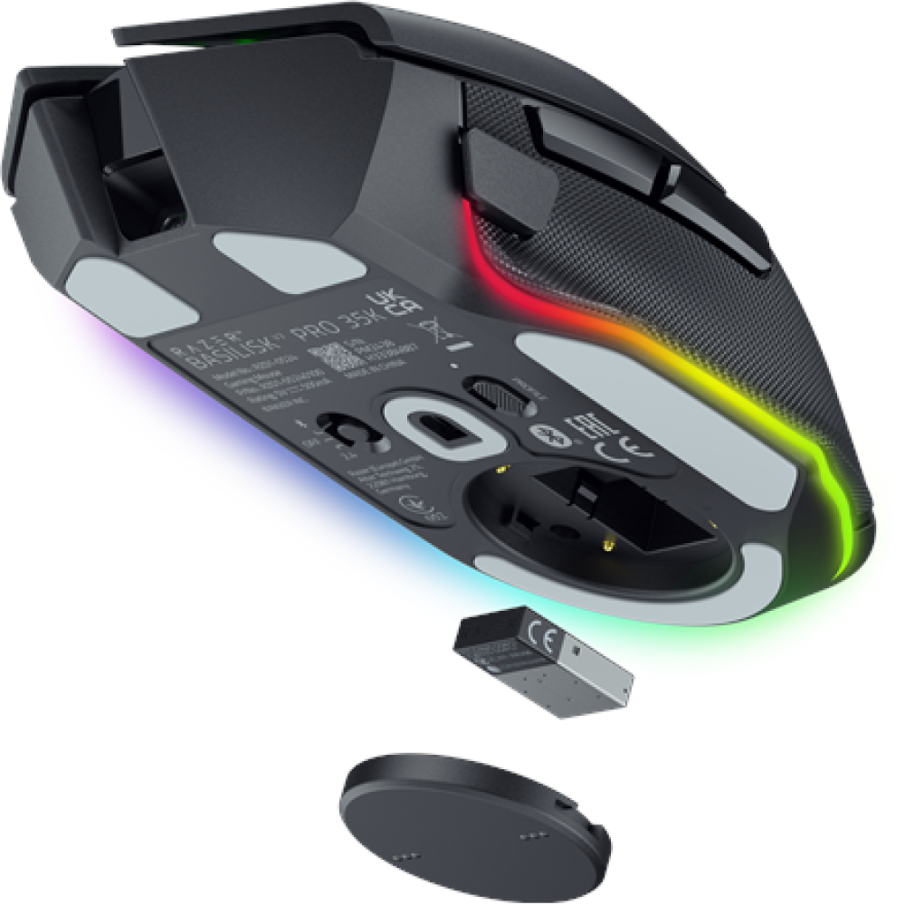 Razer , Gaming Mouse , Basilisk V3 Pro 35K , Optical mouse , Wireless , Black , Yes