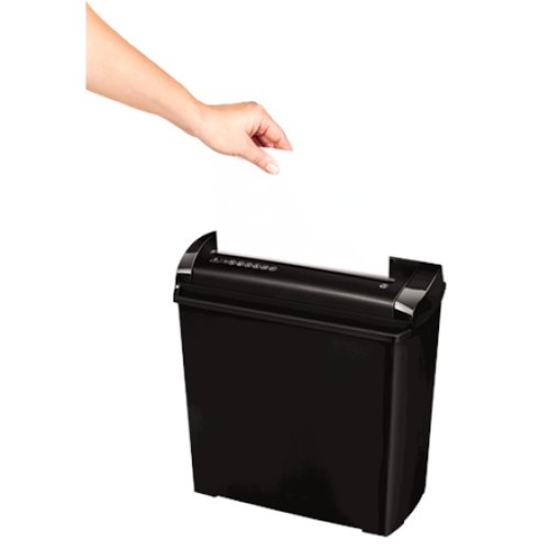 Shredder , P-25S , Black , 11 L , Paper shredding , Paper handling standard/output 7mm strips, security level P-1 , Traditional , Warranty 24 month(s)