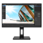 AOC USB-C Monitor 24P2C 23.8 , IPS, FHD, 1920 x 1080, 16:9, 4 ms, 250 cd/m², Black, Headphone out (3.5mm), 75 Hz, HDMI ports quantity 1
