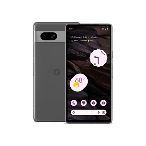 google , Pixel , 7a , Charcoal , 6.1 , OLED , Google Tensor G2 (5 nm) , Internal RAM 8 GB , 128 GB , Single SIM , Nano-SIM , 3G , 4G , 5G , Main camera 64+13 MP , Secondary camera 13 MP , Android , 13 , 4385 mAh