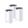 AC1900 Whole Home Mesh Wi-Fi System , Deco S7 (3-pack) , 802.11ac , 10/100/1000 Mbit/s , Ethernet LAN (RJ-45) ports 1 , Mesh Support Yes , MU-MiMO Yes , No mobile broadband , Antenna type Internal