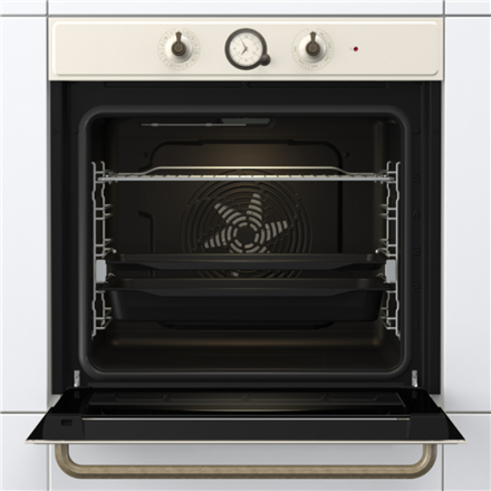 Gorenje Oven , BOS67372CLI , 77 L , Multifunctional , AquaClean , Mechanical , Steam function , Height 59.5 cm , Width 59.5 cm , Sandy