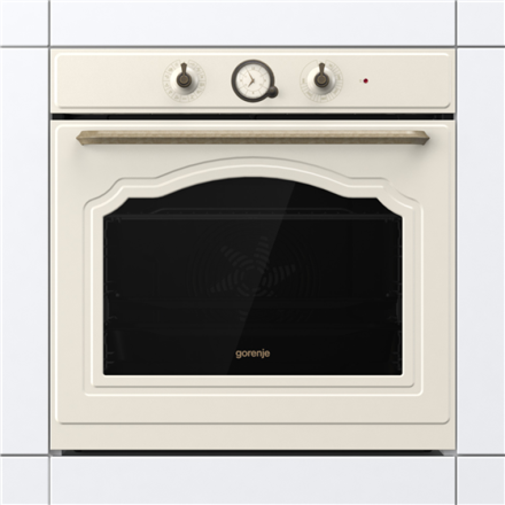 Gorenje Oven , BOS67372CLI , 77 L , Multifunctional , AquaClean , Mechanical , Steam function , Height 59.5 cm , Width 59.5 cm , Sandy