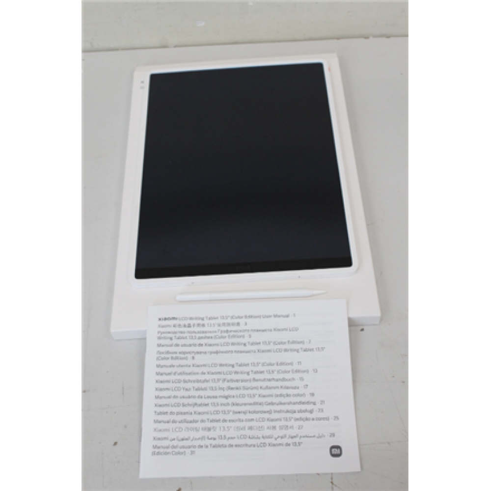 SALE OUT. Xiaomi LCD Writing Tablet 13.5 (Color Edition) , Xiaomi LCD Writing Tablet 13.5 (Color Edition) , 13.5 , LCD , DEMO, LIGHT SCRATCHES ON BACK AND FRONT , White